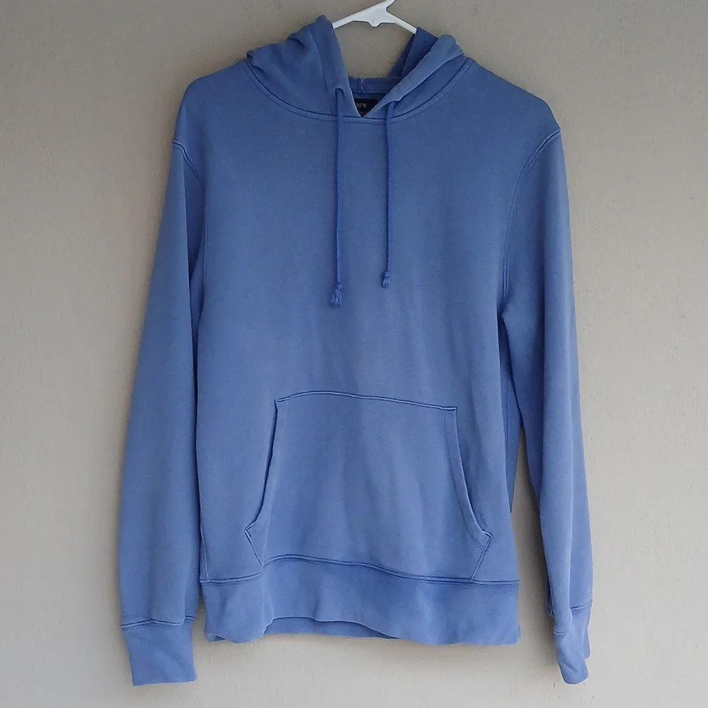 J.CREW Hoodie Blue Cotton Authentic Fleece Medium